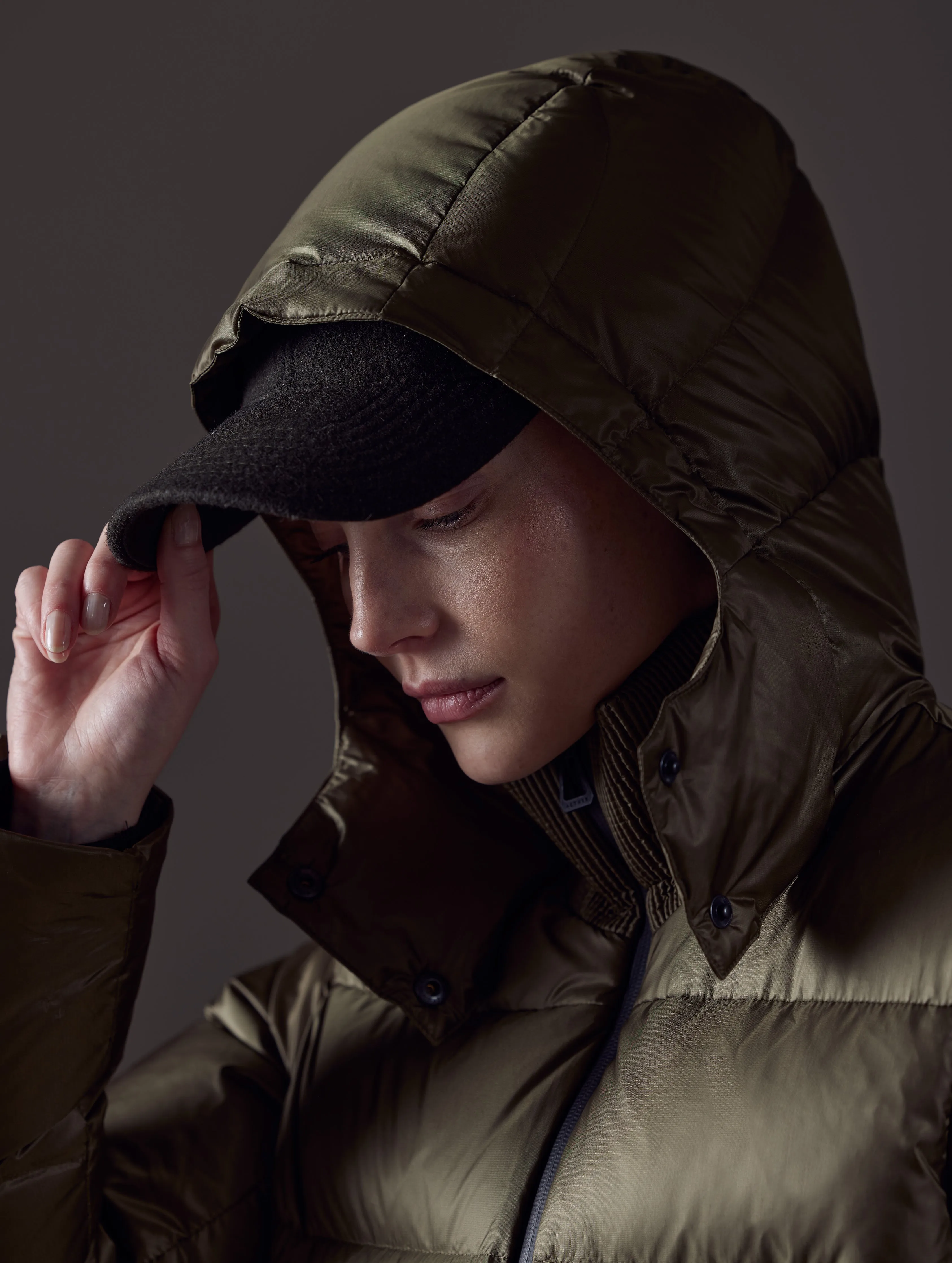 Aura Puffer Jacket - Command Green