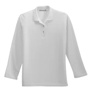 B1308WLS Ladies Silk Touch Long Sleeve Polo