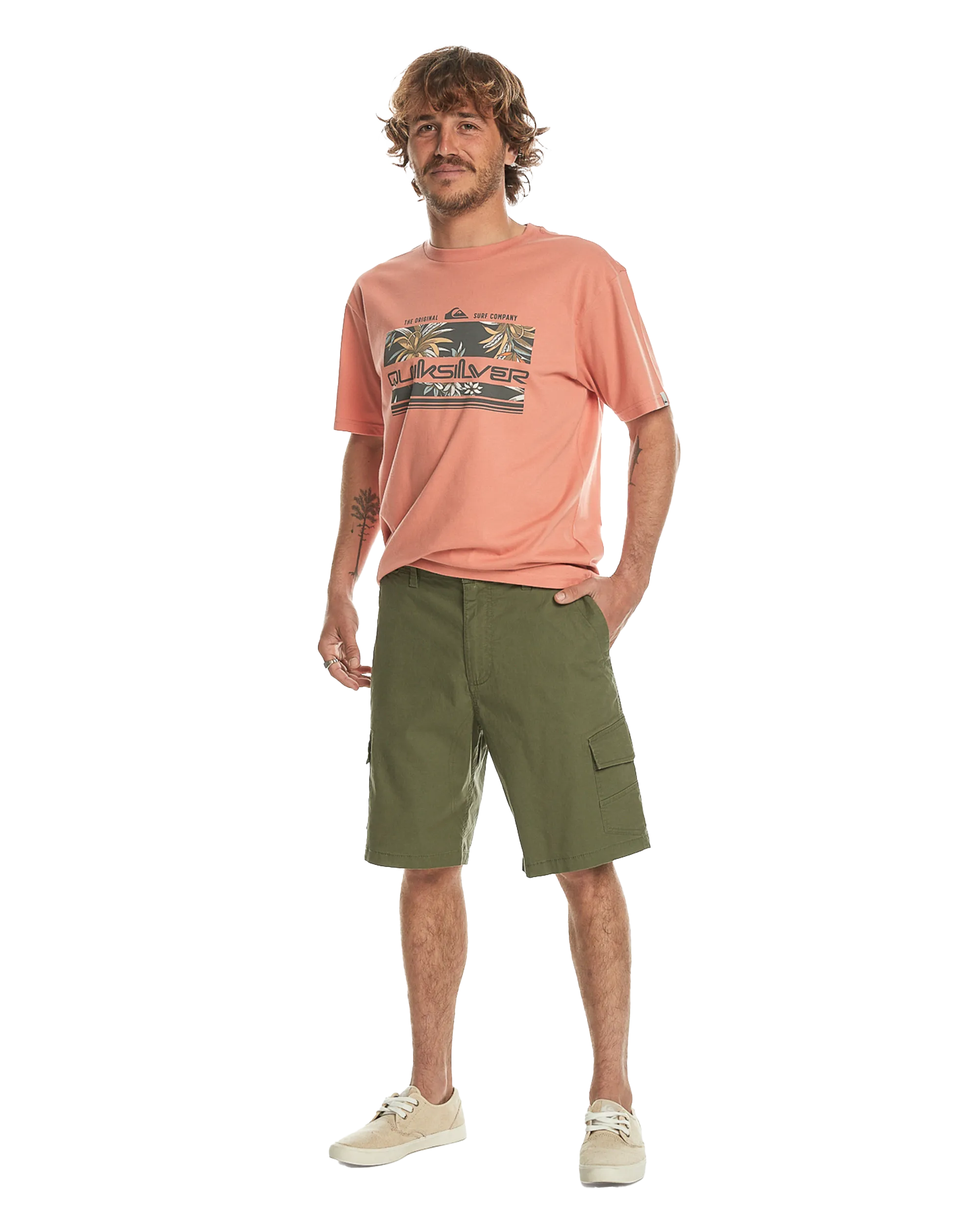Cargo Walkshorts in Four Leaf Clover