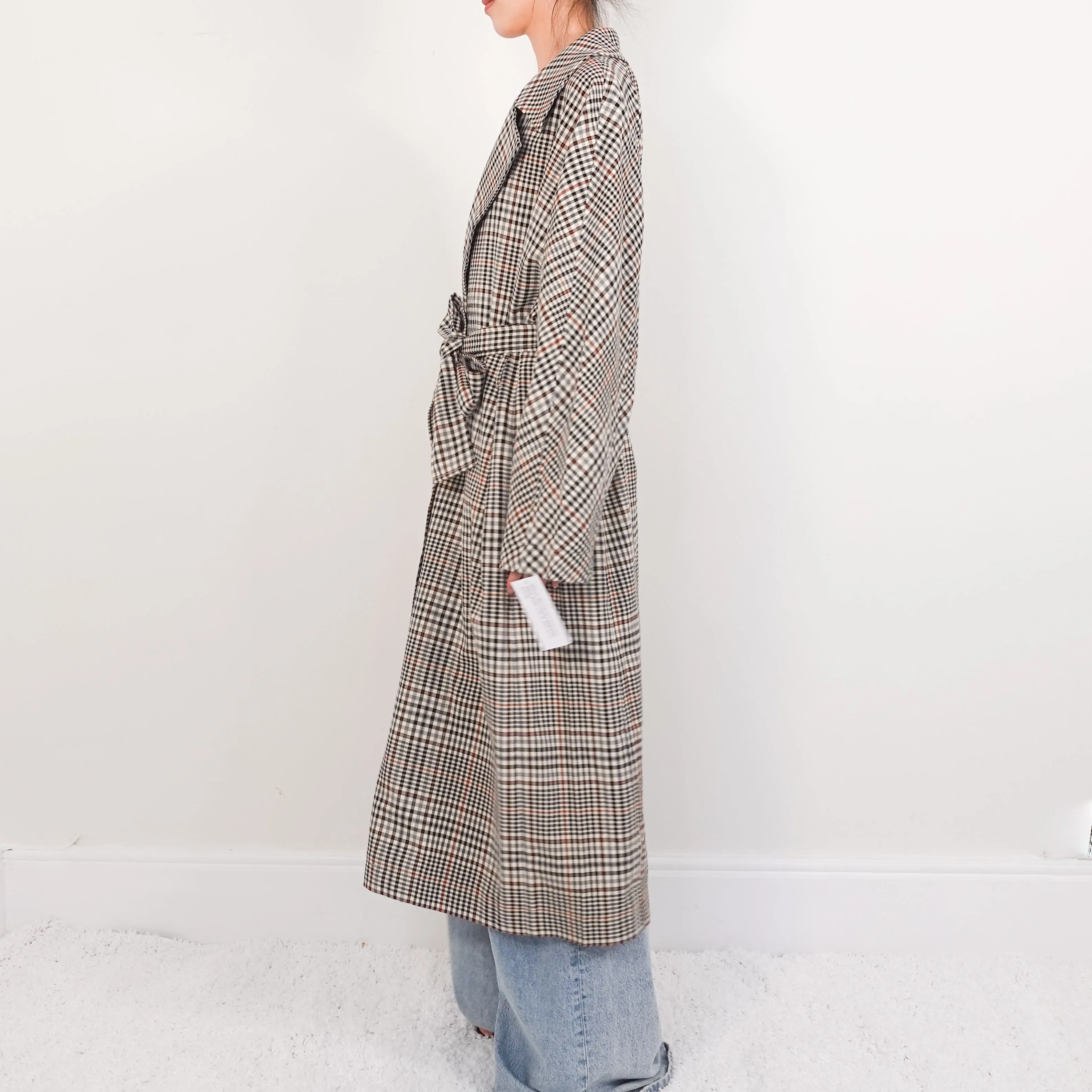 Check duster coat RRP £150