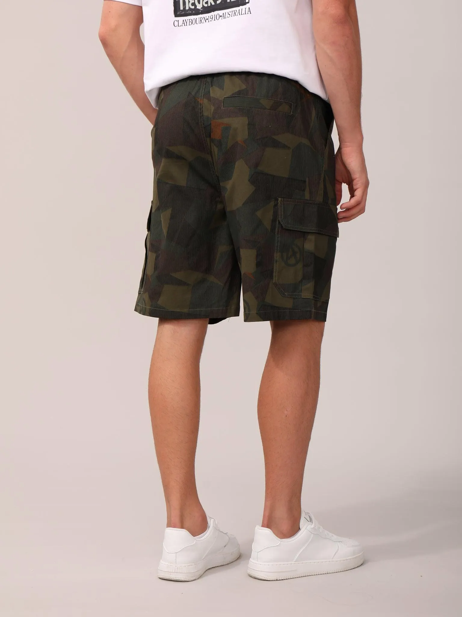 Claybourn Camo Cargo Shorts