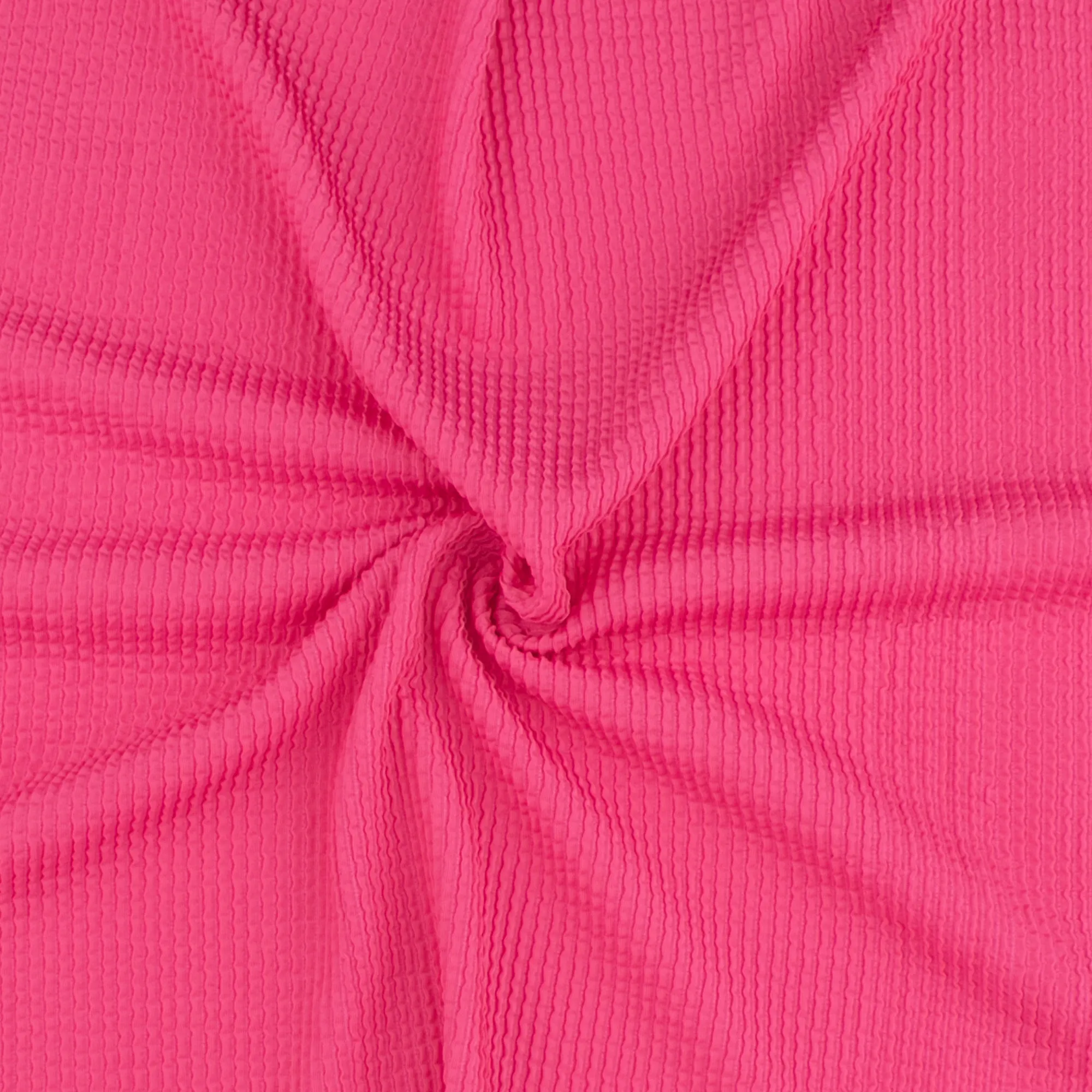 Crinkled Rib Knit - RIBBY - Pink