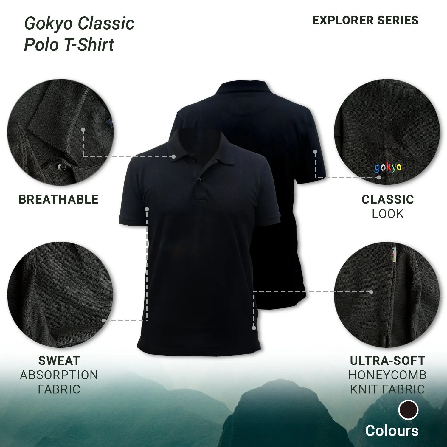 Gokyo Classic Polo Tshirt