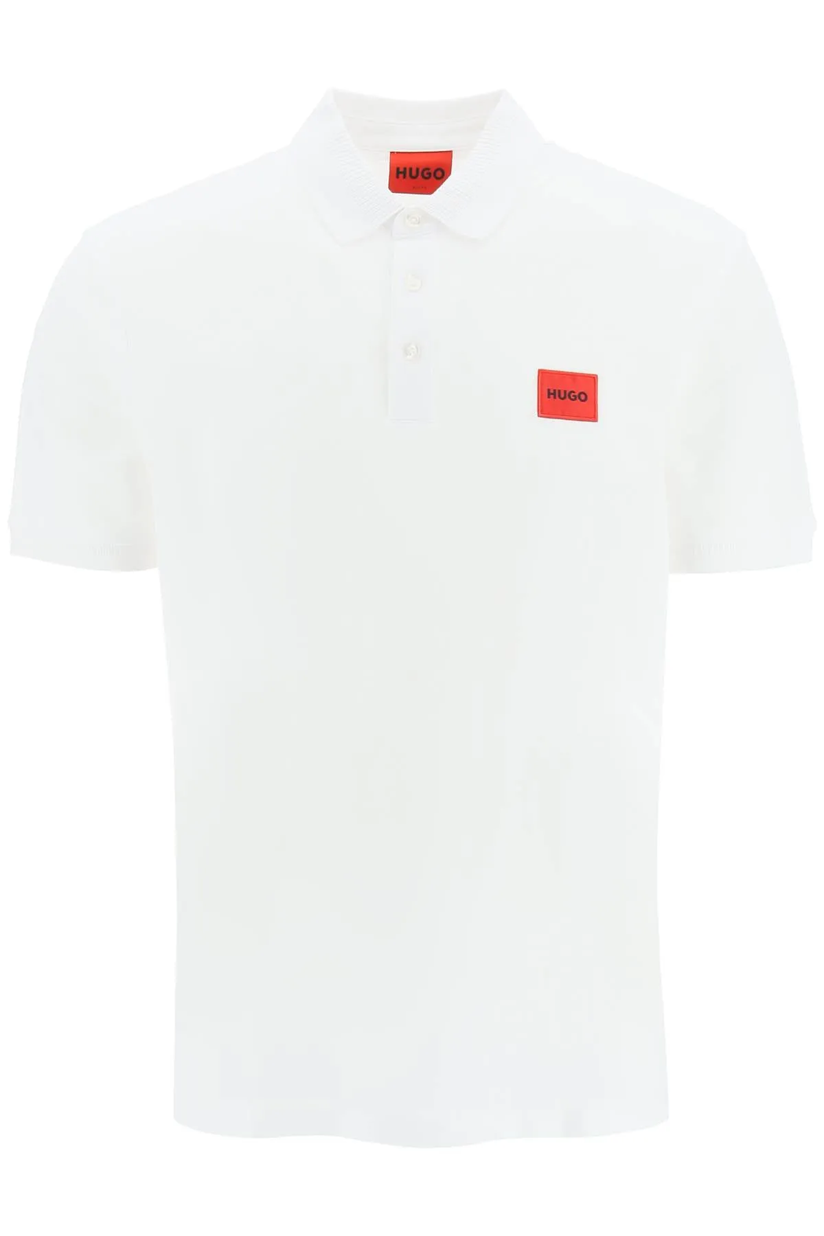 Hugo dereso slim fit polo shirt White