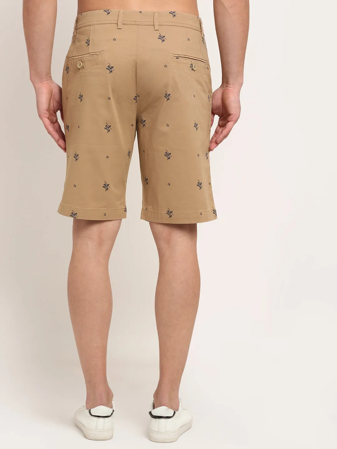 Khaki Men Shorts