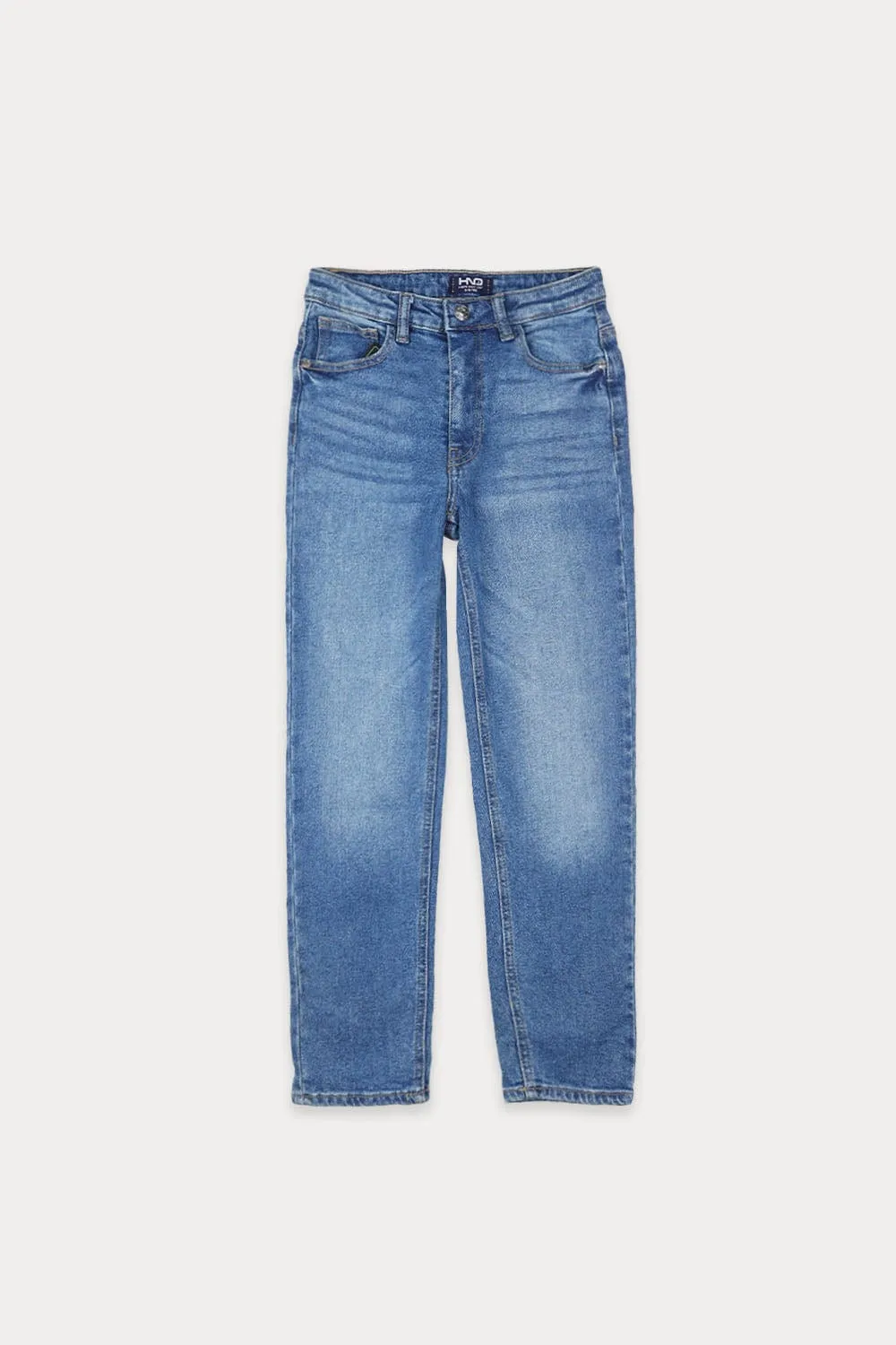Light Blue Denim Jogger Jeans For Girls