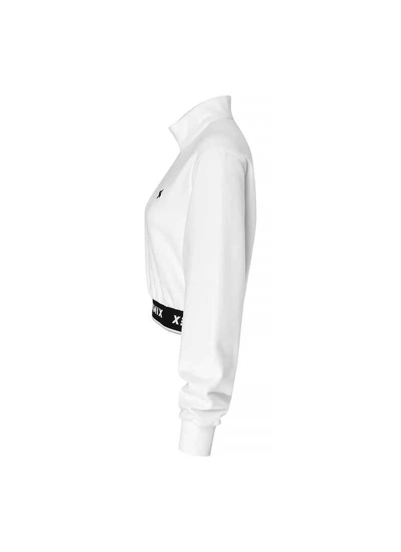 Logo Point Warm Crop Sweatshirt