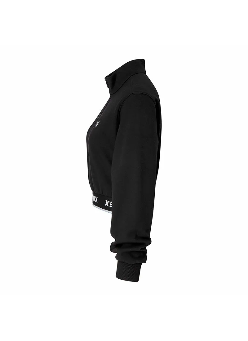 Logo Point Warm Crop Sweatshirt