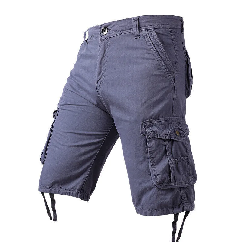 Mens Cargo Shorts Casual Lightweight with Multi Pockets