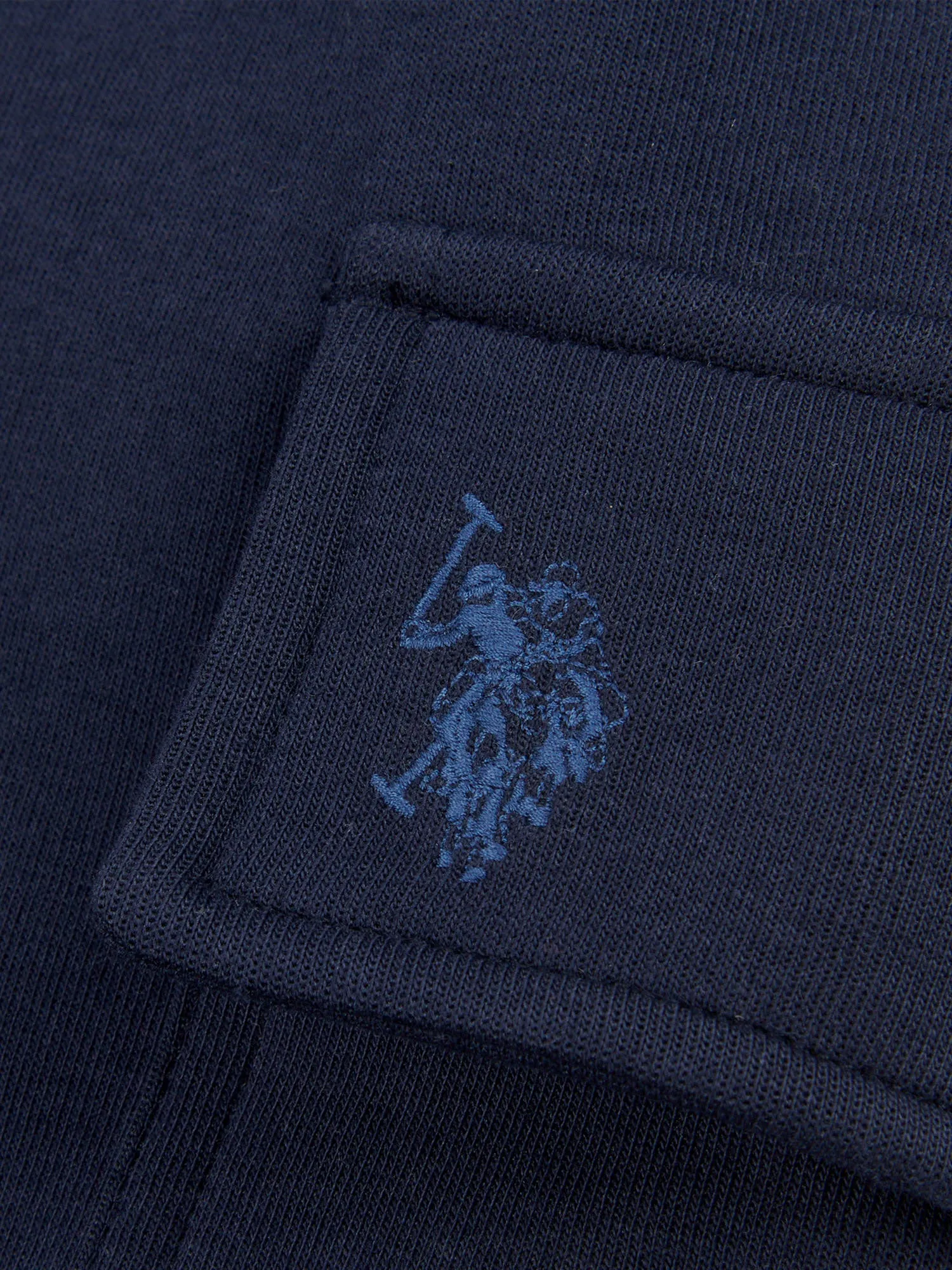 Mens Interlock Utility Shorts in Navy Blue