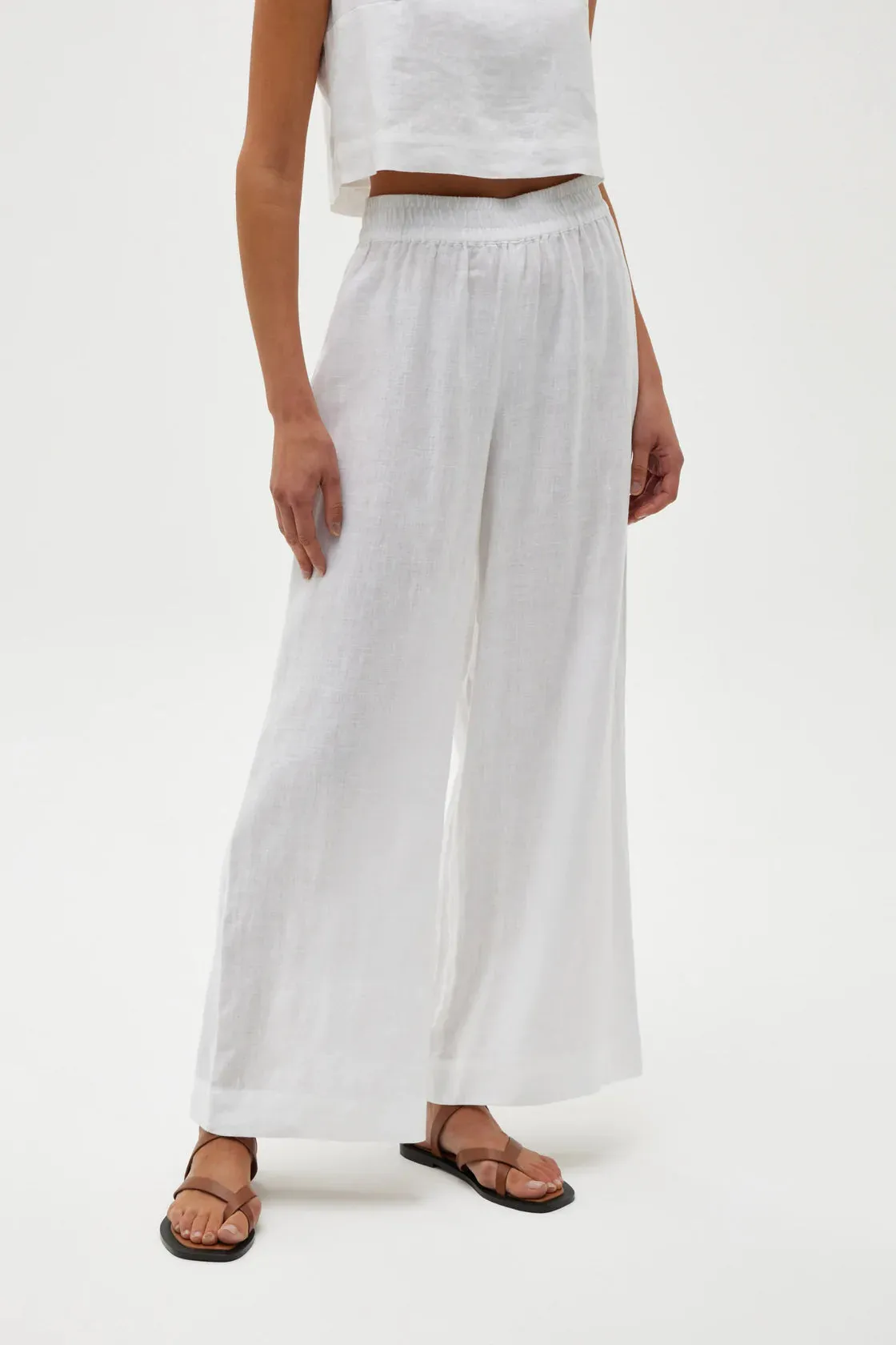 Nilsa Pants White