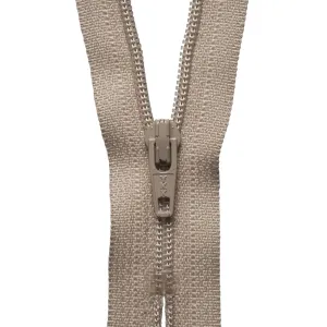 Nylon Dress and Skirt Zip - 20cm - Fawn