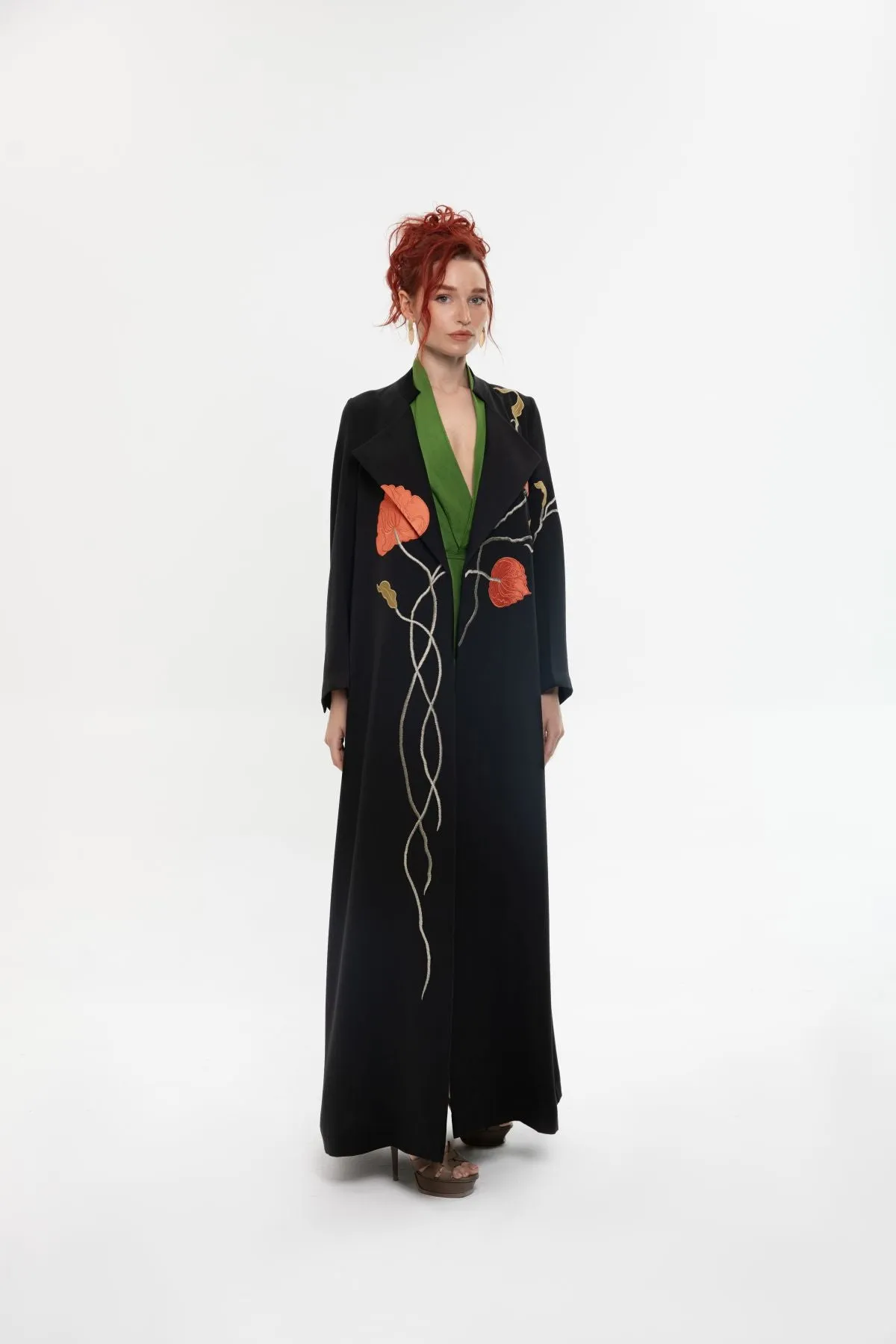 SM2401 Enchanted Elegance A-Line Abaya