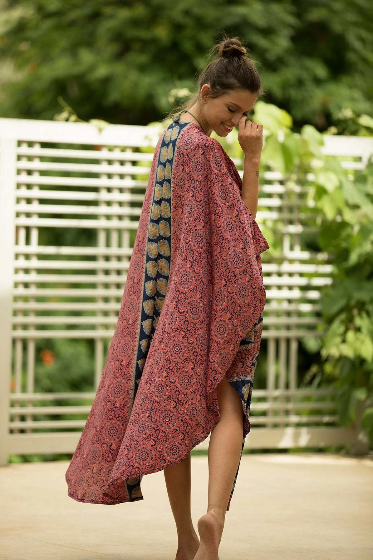 TastyHottie - Nadra Printed Duster Kimono - Firenze