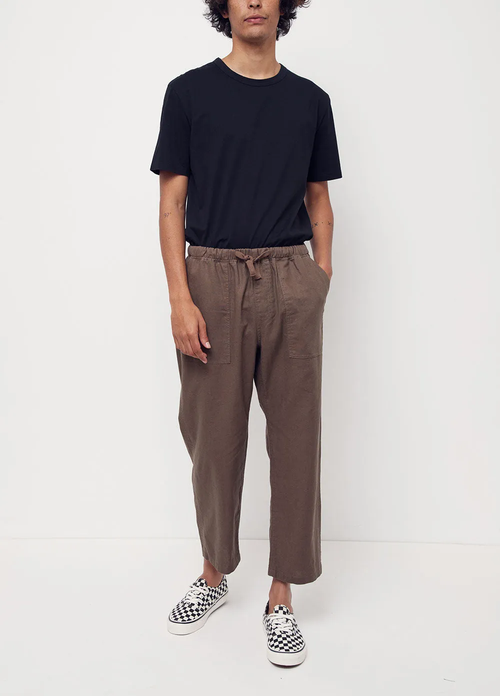 Vinnie Cropped Linen Pants