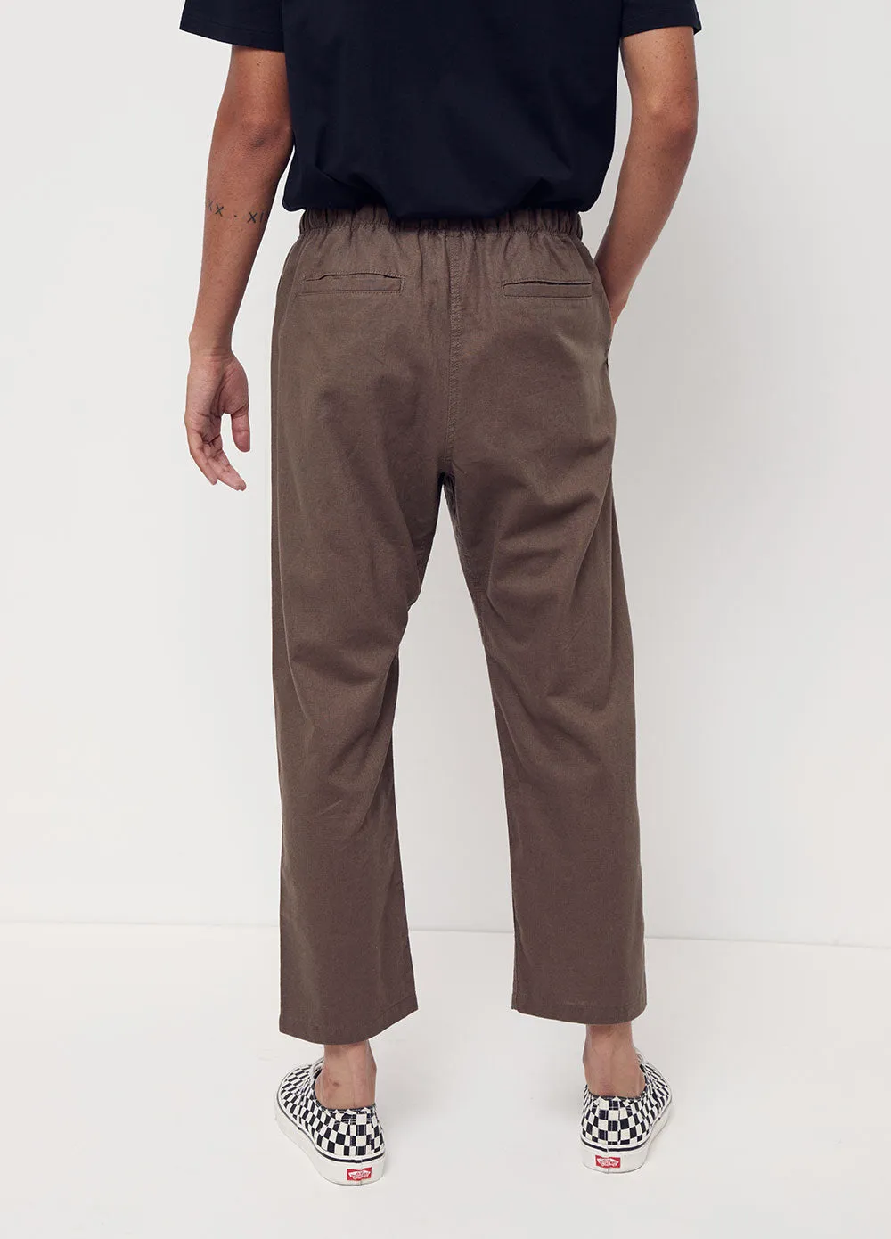 Vinnie Cropped Linen Pants