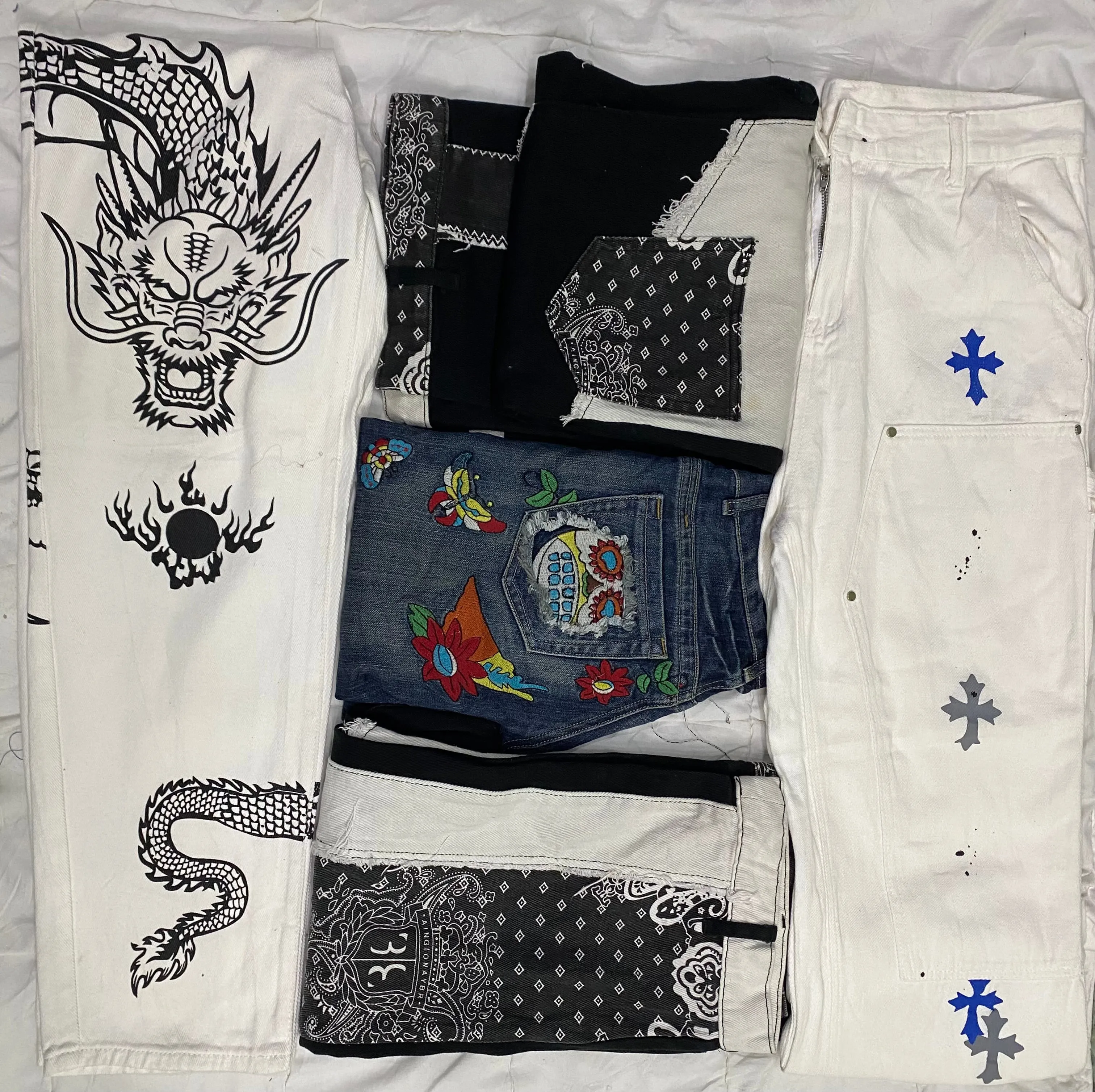 Y2K baggy bootcut jeans