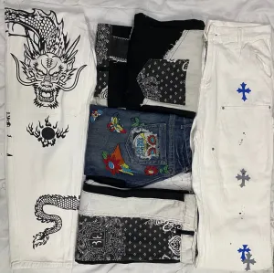 Y2K baggy bootcut jeans