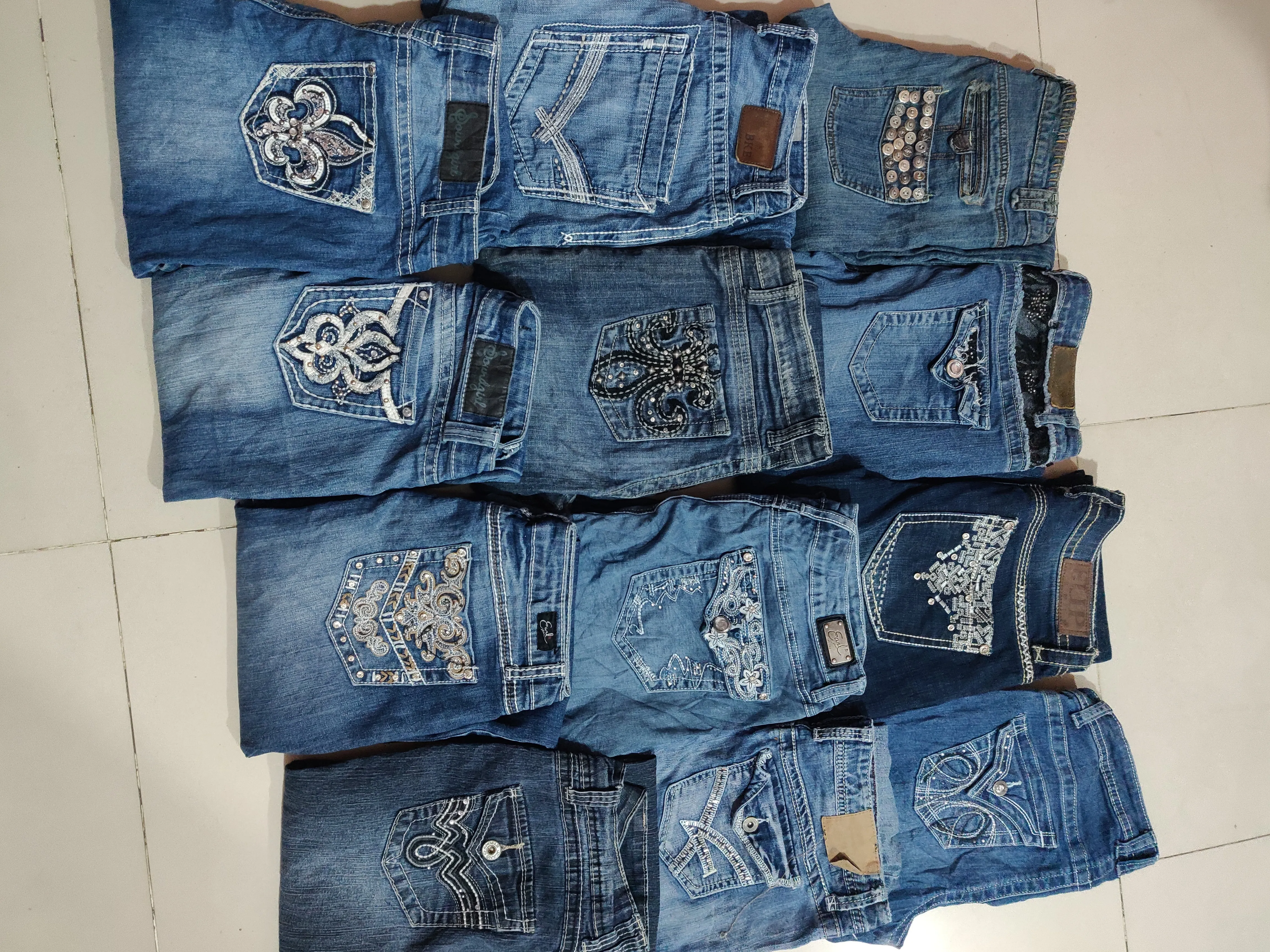 Y2K Jeans hd 12 Pcs